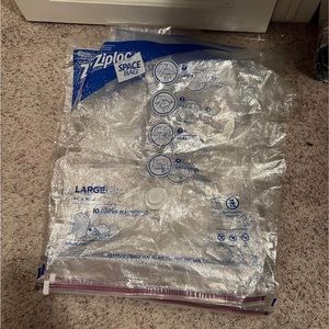 5 Large Ziploc Vacuum Storage Bags